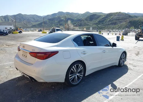 2021 Infiniti Q50 Sensory z USA, uszkodzony, nr VIN JN1EV7CPXMM701526